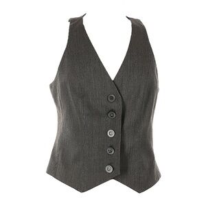 Nine West Gray Tuxedo Vest